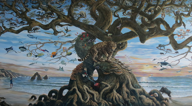 Minshull Tree of Life painting